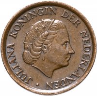 Купить Нидерланды 5 центов случайный год (1950-1980) - Королева Юлиана