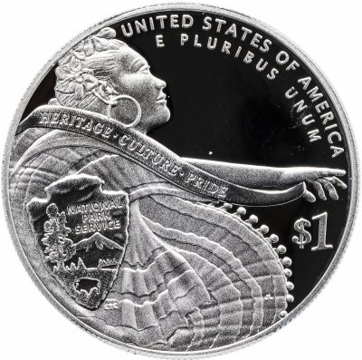купить США 1 доллар (dollar) 2016 P 100 лет Паркам Proof