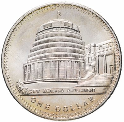 купить Новая Зеландия 1 доллар (dollar) 1978 "25 лет коронации Елизаветы II"