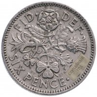 Купить Великобритания 6 пенсов 1957-1967