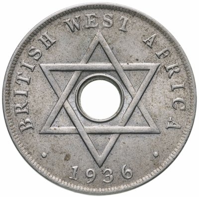 купить Британская Западная Африка 1 пенни (penny) 1936 KN Эдуард VIII