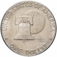 Купить США 1 доллар (dollar) 1976 D "200 лет независимости США" (1-й тип)