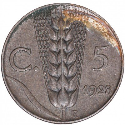 купить Италия 5 чентезимо 1928