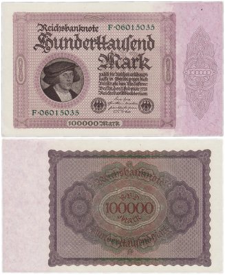 купить Германия 100000 марок 1923