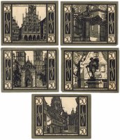Купить Германия (Вестфалия: Мюнстер) набор из 5 нотгельдов 1921 (916.1/В1)