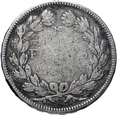 купить Франция 5 франков (francs) 1831