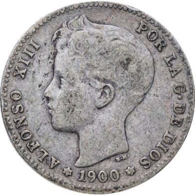 купить Испания 1 песета (peseta) 1900