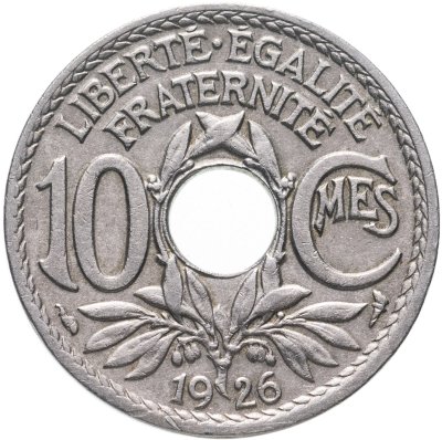 купить Франция 10 сантимов 1926