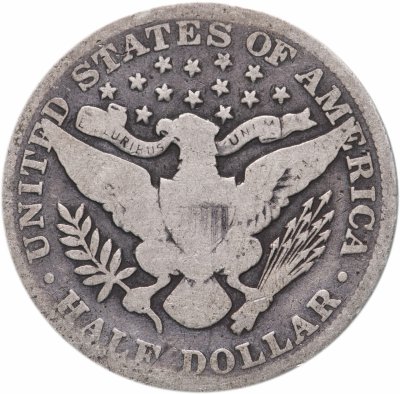 купить США 50 центов (1/2 доллара, half dollar) 1902 "50 центов Барбера"