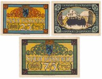 Купить Германия (Тюрингия: Пёснек) набор из 3-х нотгельдов 1921