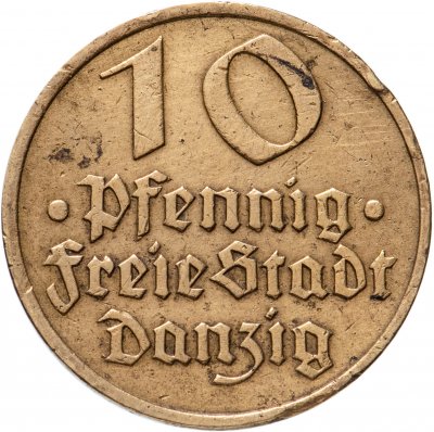 купить Германия, Данциг (Гданьск) 10 пфеннигов 1932