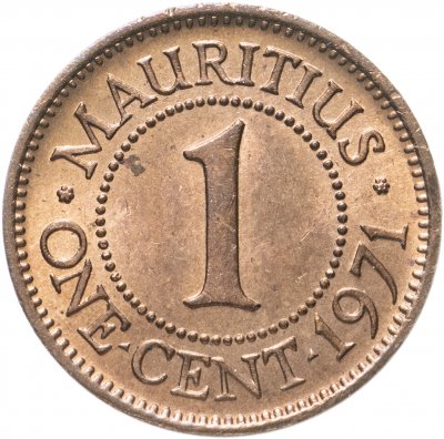 купить Маврикий 1 цент (cent) 1971