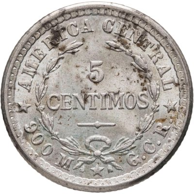 купить Коста-Рика 5 сентимо (centimos) 1914