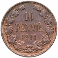 купить 10 пенни (pennia) 1911