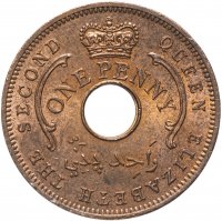 купить Нигерия 1 пенни 1959