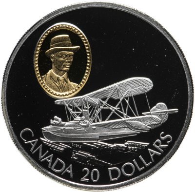 купить Канада 20 долларов (dollars) 1992 "История авиации"