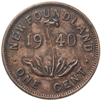 купить Ньюфаундленд 1 цент (cent) 1940