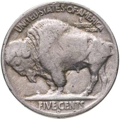 купить США 5 центов 1936 D Buffalo Nickel знак монетного двора: "D" - Денвер