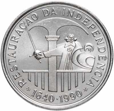 купить Португалия 100 эскудо (escudos) 1990 "350 лет со дня восстановления португальской независимости"