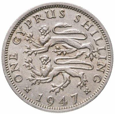 купить Кипр 1 шиллинг (shilling) 1947