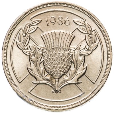 купить Великобритания 2 фунта (pounds) 1986 XIII Игры Содружества