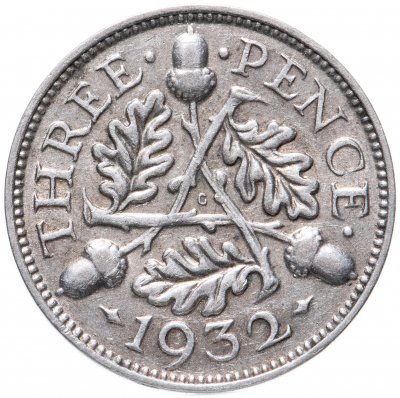 купить Великобритания 3 пенса 1932