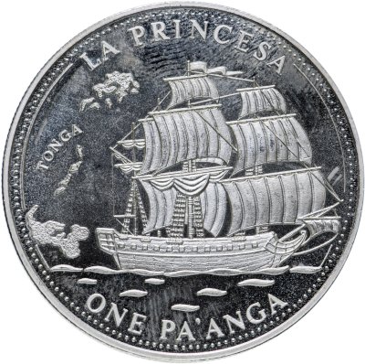 купить Тонга 1 паанга (pa'anga) 1993 Парусник "La Princesa"
