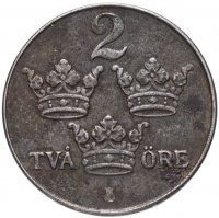 Купить Швеция 2 эре (ore) 1942-1950 (случайный год)