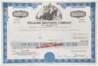купить Акция США WILLIAMS BROHERS COMPANY 1971 г.