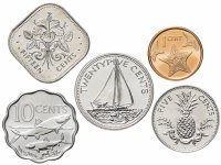 купить Багамские острова набор из 5 монет 2005-2016, случайный год