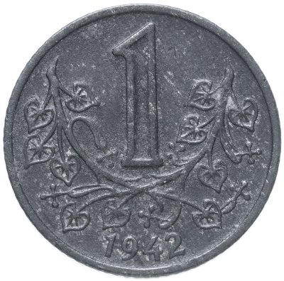 купить Богемия и Моравия 1 крона (crown) 1942