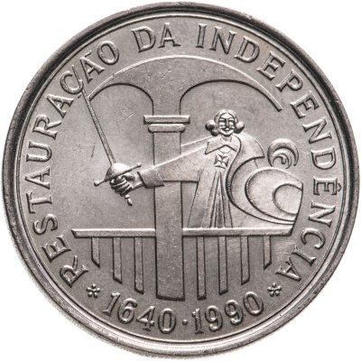 купить Португалия 100 эскудо (escudos) 1990 "350 лет со дня восстановления португальской независимости"