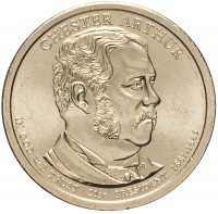 купить США 1 доллар 2012 D "21-й президент США - Честер Артур"