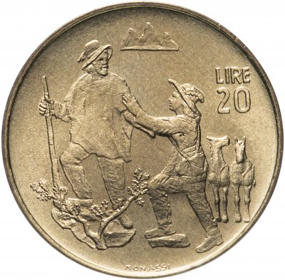 купить Сан-Марино 20 лир 1972
