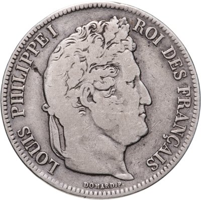 купить Франция 5 франков 1841 W