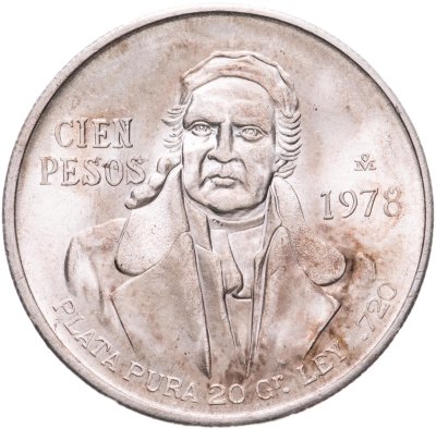 купить Мексика 100 песо (pesos) 1978