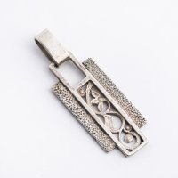 купить Винтажный кулон (подвеска) с прорезным цветочным декором, сплав металла, СССР, 1970-1990 гг.