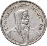 купить Швейцария 5 франков (francs) 1953