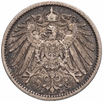 купить Германия 1 марка (mark) 1901, знак монетного двора: "A" - Берлин