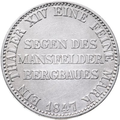 купить Германия, Пруссия, 1 талер (thaler) 1847