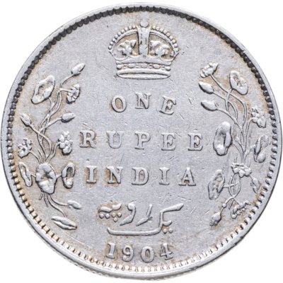 купить Индия (Британская) 1 рупия (rupee) 1904