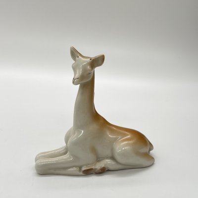 купить Статуэтка "Жираф", фарфор, роспись, Рижский фарфорово-фаянсовый завод, СССР, 1960-1980 гг.