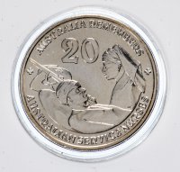 Купить Австралия 20 центов 2009 "Монета памяти - австралийские медсестры" в блистере