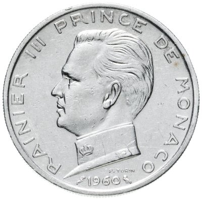 купить Монако 5 франков (francs) 1960