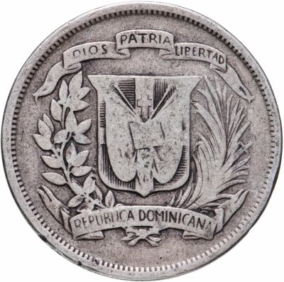 купить Доминикана 1/2 песо (peso) 1937