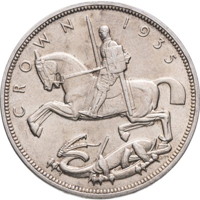 купить Великобритания 1 крона (crown) 1935 "25 лет правления Короля Георга V"