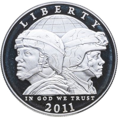 купить США 1 доллар 2011 "Вооруженные силы - Армия США" в футляре