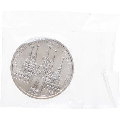 купить 1 рубль 1978 "Олимпиада-80. Московский Кремль" в запайке