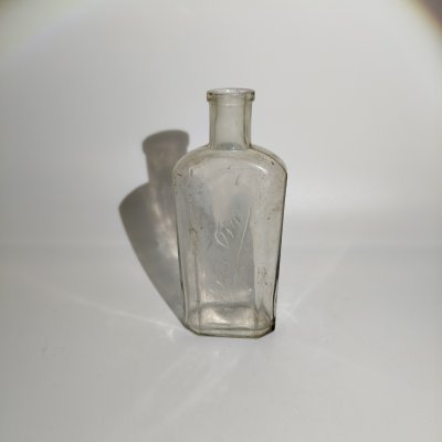 купить Флакон из-под средства "Jirolin" ("Жиролин"), стекло, Западная Европа, 1900-1940 гг.