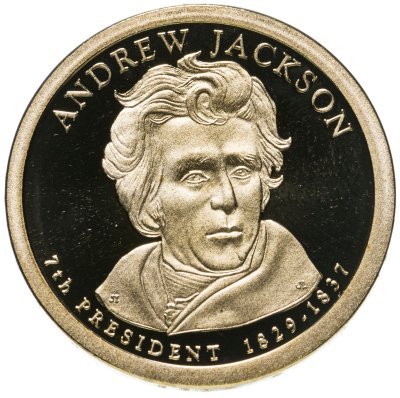 купить США 1 доллар 2008 Эндрю Джексон (7-ой Президент США)